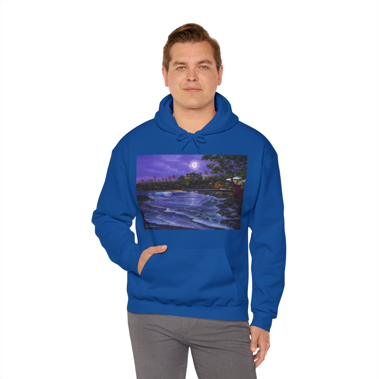 Kona Nights by Robert Thomas Unisex Heavy Blend™ Hooded Sweatshirt