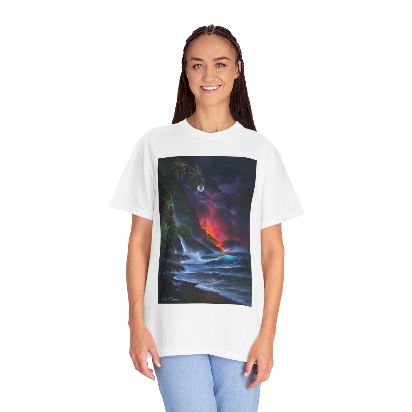 OMG! This Shirt is HOT!!! Robert Thomas Volcano Passion!!! Unisex Garment-Dyed T-shirt