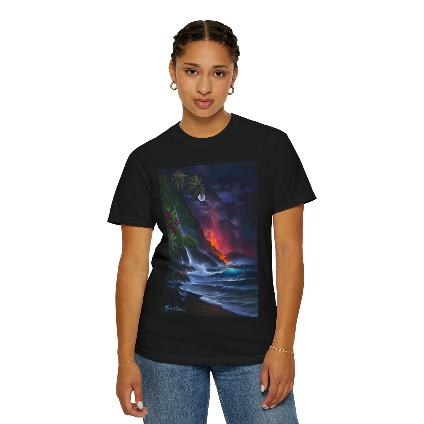 OMG! This Shirt is HOT!!! Robert Thomas Volcano Passion!!! Unisex Garment-Dyed T-shirt