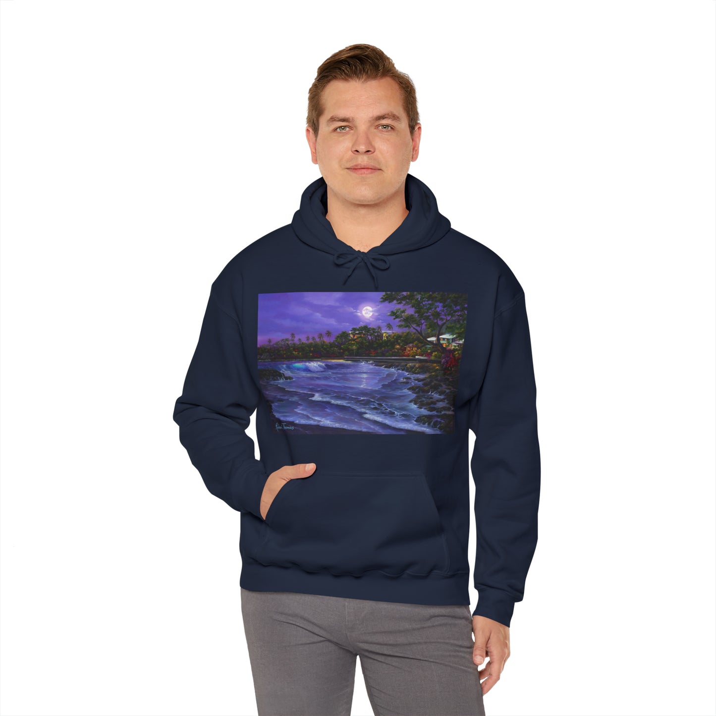 Kona Nights by Robert Thomas Unisex Heavy Blend™ Hooded Sweatshirt