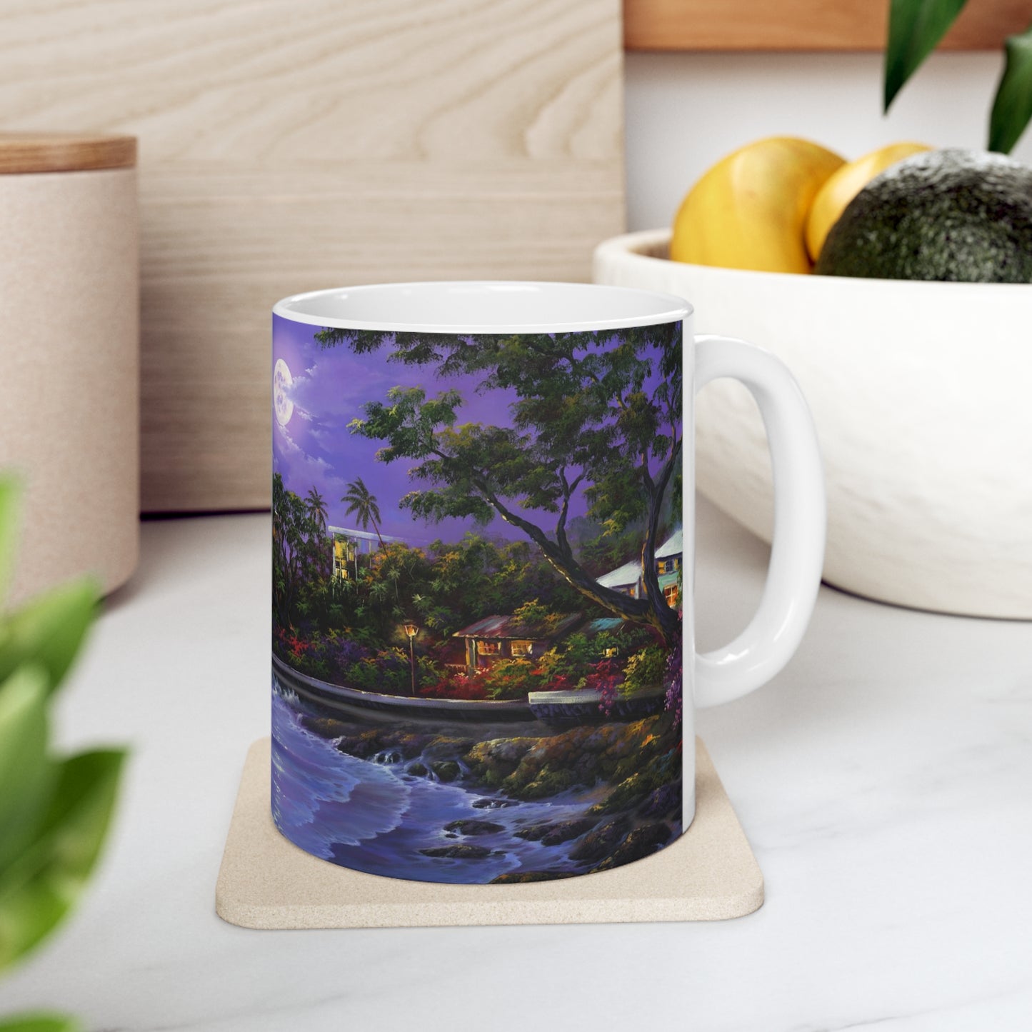 Kona Nights by Robert Thomas Ceramic Mug 11oz