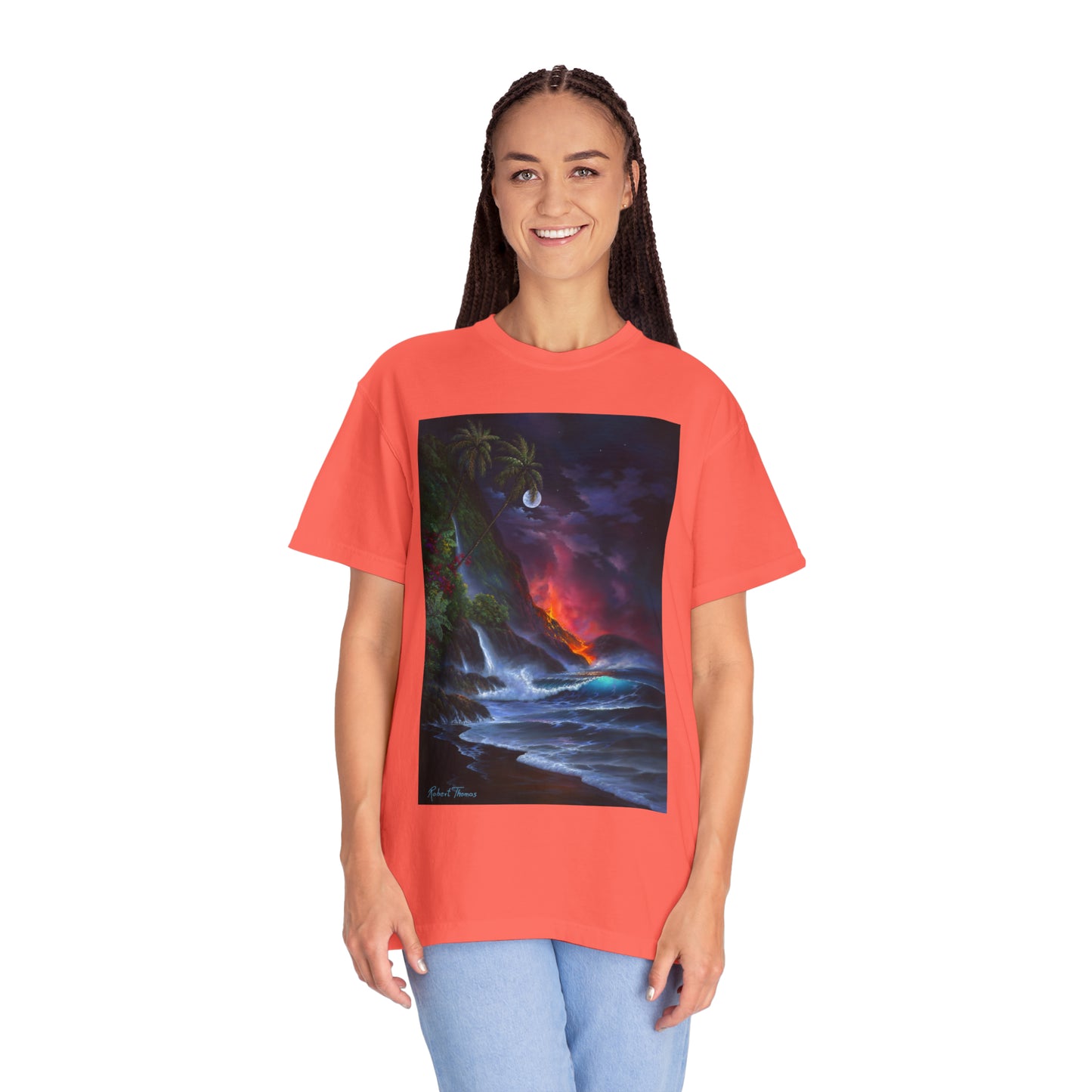 OMG! This Shirt is HOT!!! Robert Thomas Volcano Passion!!! Unisex Garment-Dyed T-shirt