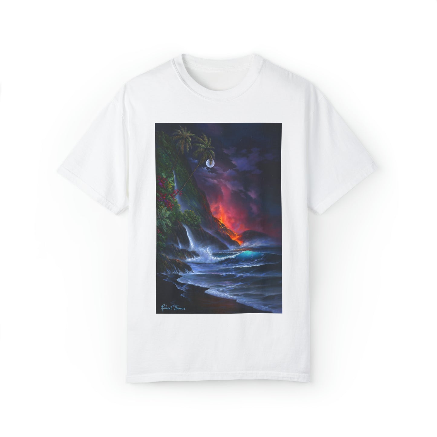 OMG! This Shirt is HOT!!! Robert Thomas Volcano Passion!!! Unisex Garment-Dyed T-shirt