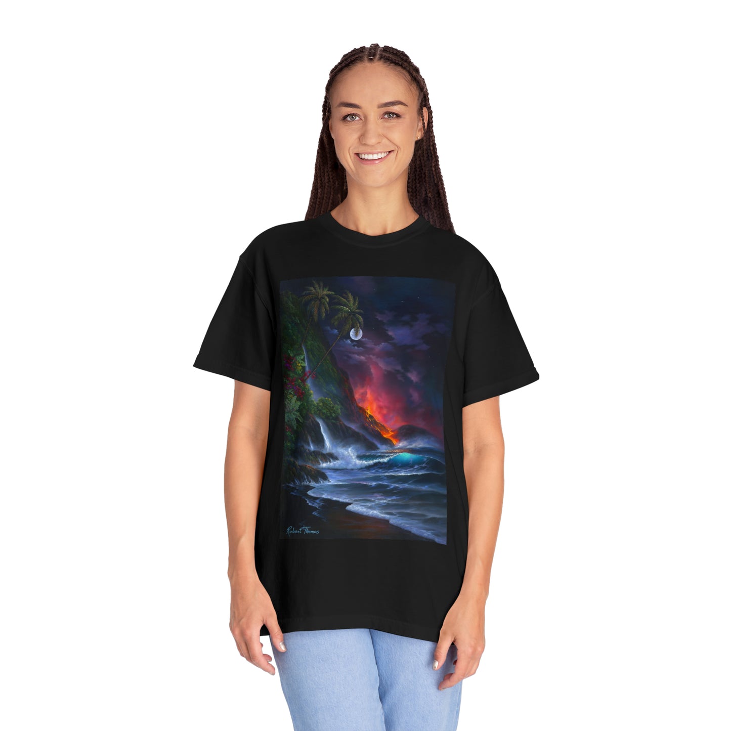 OMG! This Shirt is HOT!!! Robert Thomas Volcano Passion!!! Unisex Garment-Dyed T-shirt