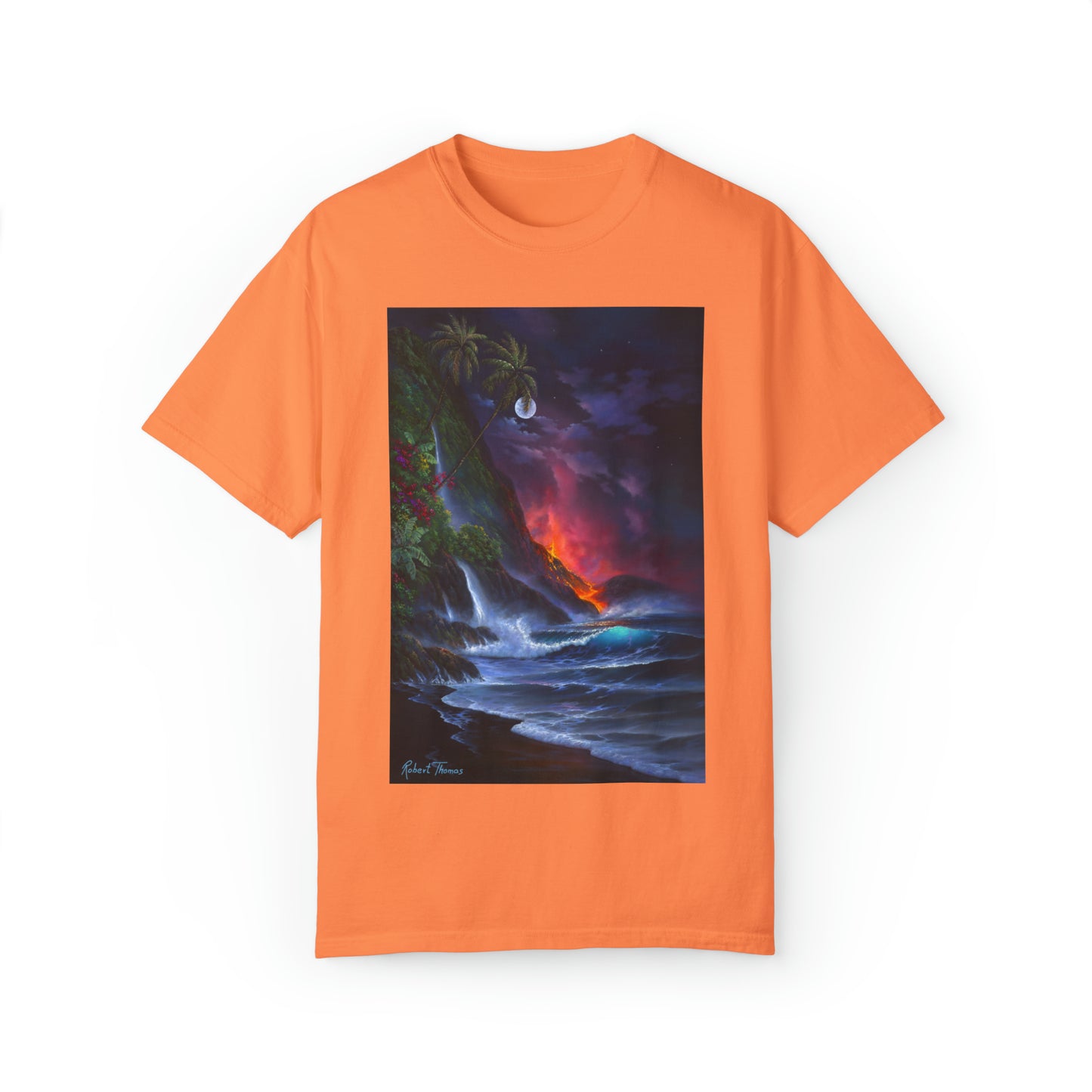 OMG! This Shirt is HOT!!! Robert Thomas Volcano Passion!!! Unisex Garment-Dyed T-shirt