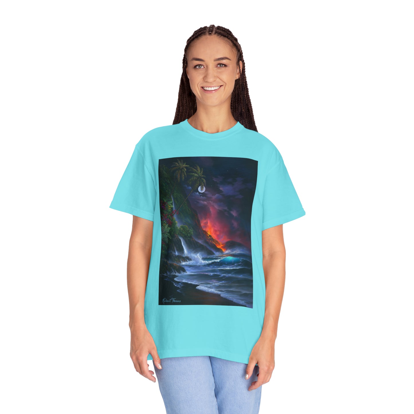 OMG! This Shirt is HOT!!! Robert Thomas Volcano Passion!!! Unisex Garment-Dyed T-shirt