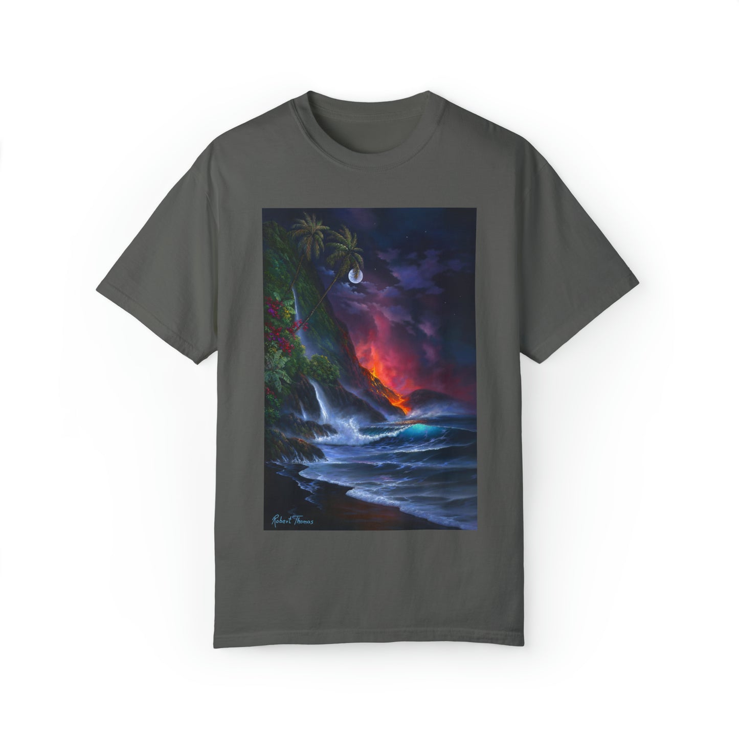 OMG! This Shirt is HOT!!! Robert Thomas Volcano Passion!!! Unisex Garment-Dyed T-shirt