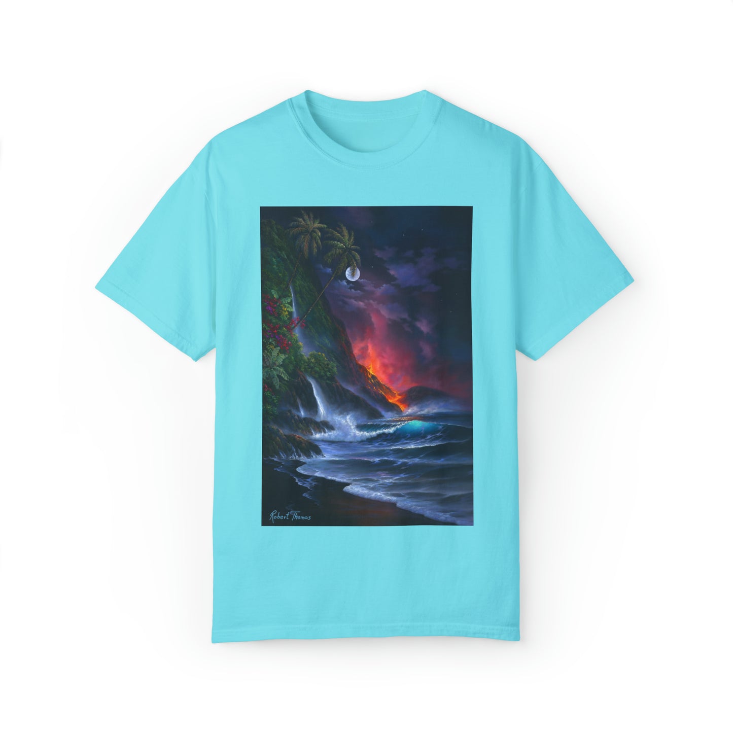 OMG! This Shirt is HOT!!! Robert Thomas Volcano Passion!!! Unisex Garment-Dyed T-shirt