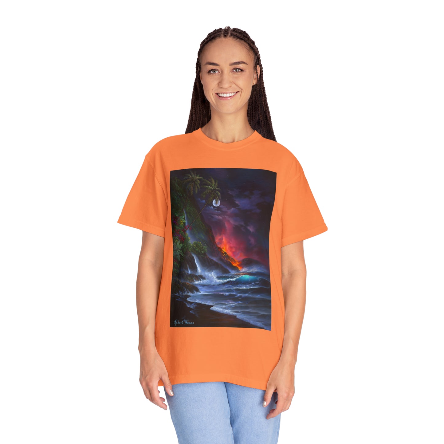 OMG! This Shirt is HOT!!! Robert Thomas Volcano Passion!!! Unisex Garment-Dyed T-shirt