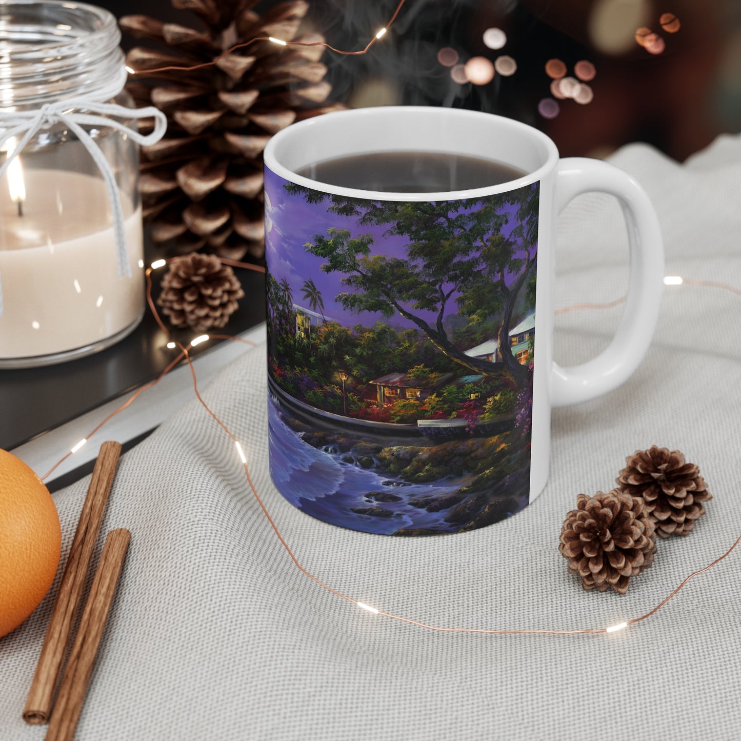 Kona Nights by Robert Thomas Ceramic Mug 11oz