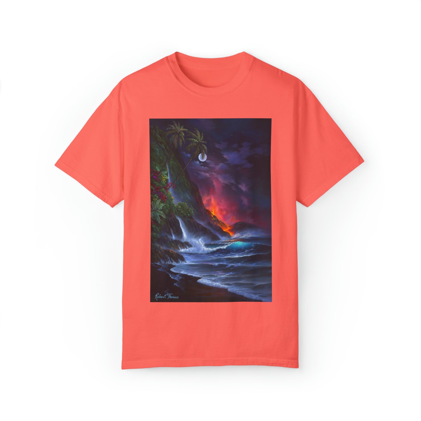 OMG! This Shirt is HOT!!! Robert Thomas Volcano Passion!!! Unisex Garment-Dyed T-shirt