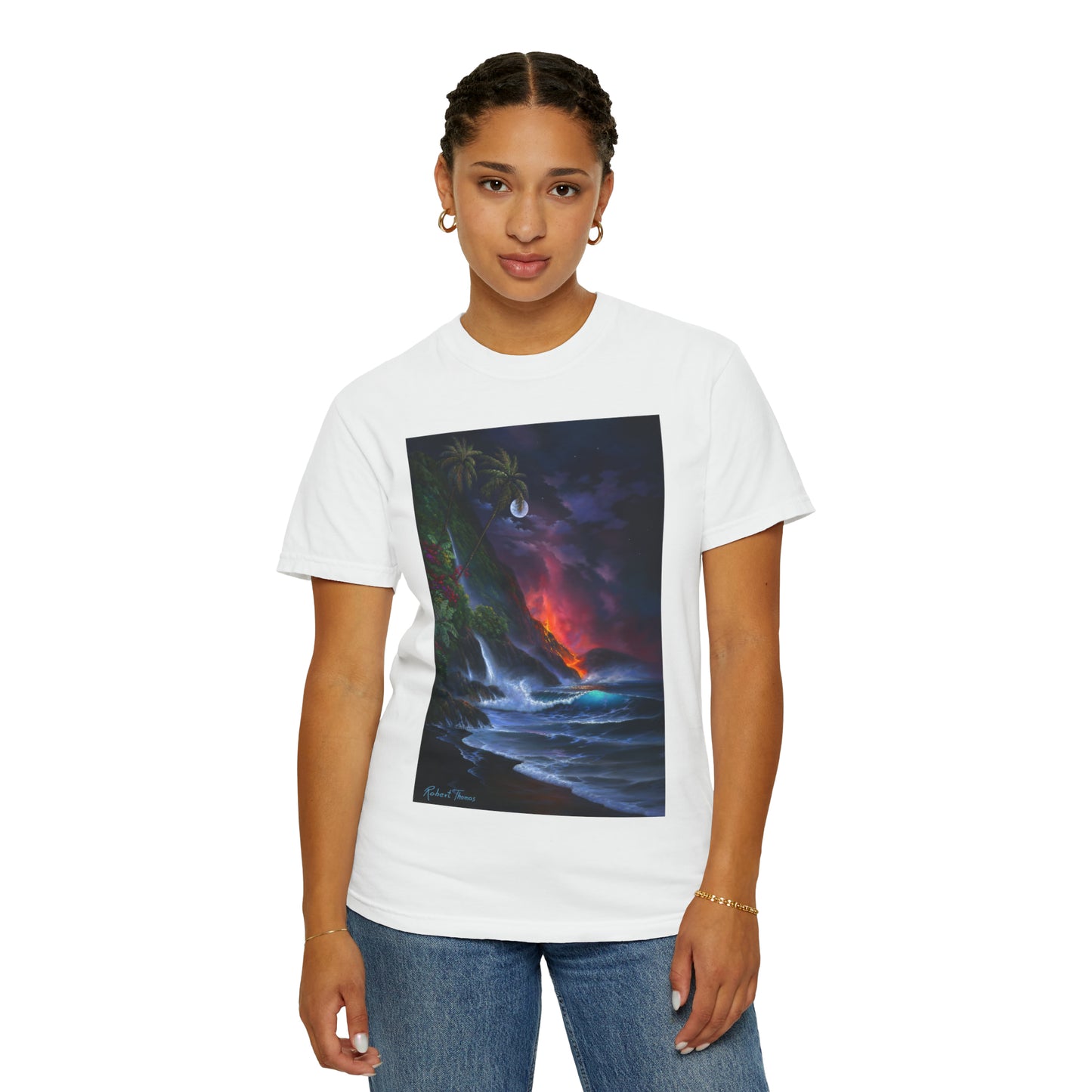 OMG! This Shirt is HOT!!! Robert Thomas Volcano Passion!!! Unisex Garment-Dyed T-shirt